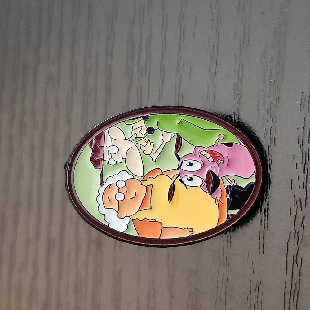 Cartoon Network's Courage the Cowardly Dog Enamel Pin